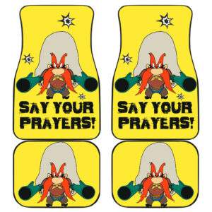 Looney Tunes Car Floor Mats World Of Mayhem Yosemite Say Your Prayers Yellow