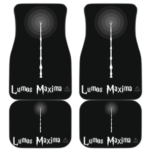 Lumos Maxima Black Harry Potter Car Floor Mats UBC031910