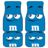 M&M Blue Chocolate Car Floor Mats 191024