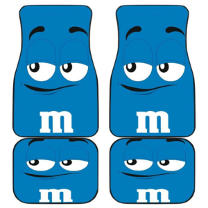 M&M Blue Chocolate Car Floor Mats 191024