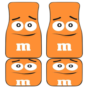 M&M Orange Chocolate Car Floor Mats 191024