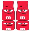 M&M Red Chocolate Car Floor Mats