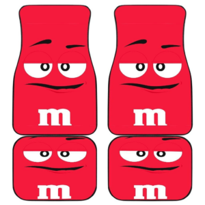M&M Red Chocolate Car Floor Mats 191024