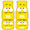 M&M Yellow Chocolate Car Floor Mats 191024