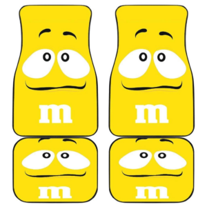 M&M Yellow Chocolate Car Floor Mats 191024