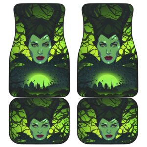 Maleficent Disney Art Car Floor Mats Cartoon Fan Gift H031720