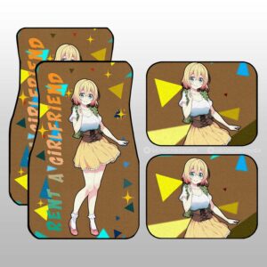 Mami Nanami Car Floor Mats Custom Rent A Girlfriend Anime Gifts For Fans