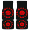 Mangekyo Sharingan Eyes All Signs Naruto in black theme Car Floor Mats 191026