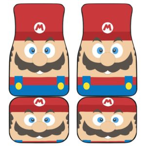 Mario Front And Back Car Mats 1