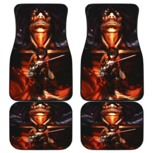 Mikasa & Eren Titan Attack On Titan Car Floor Mats 191018