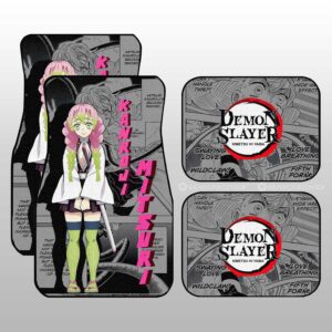 Mitsuri Kanroji Car Floor Mats Custom Demon Slayer Anime Mix Manga Gifts For Fans