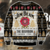 3D All Over Print Jim Beam The Bourbon Since 1795 Ugly Christmas Sweater