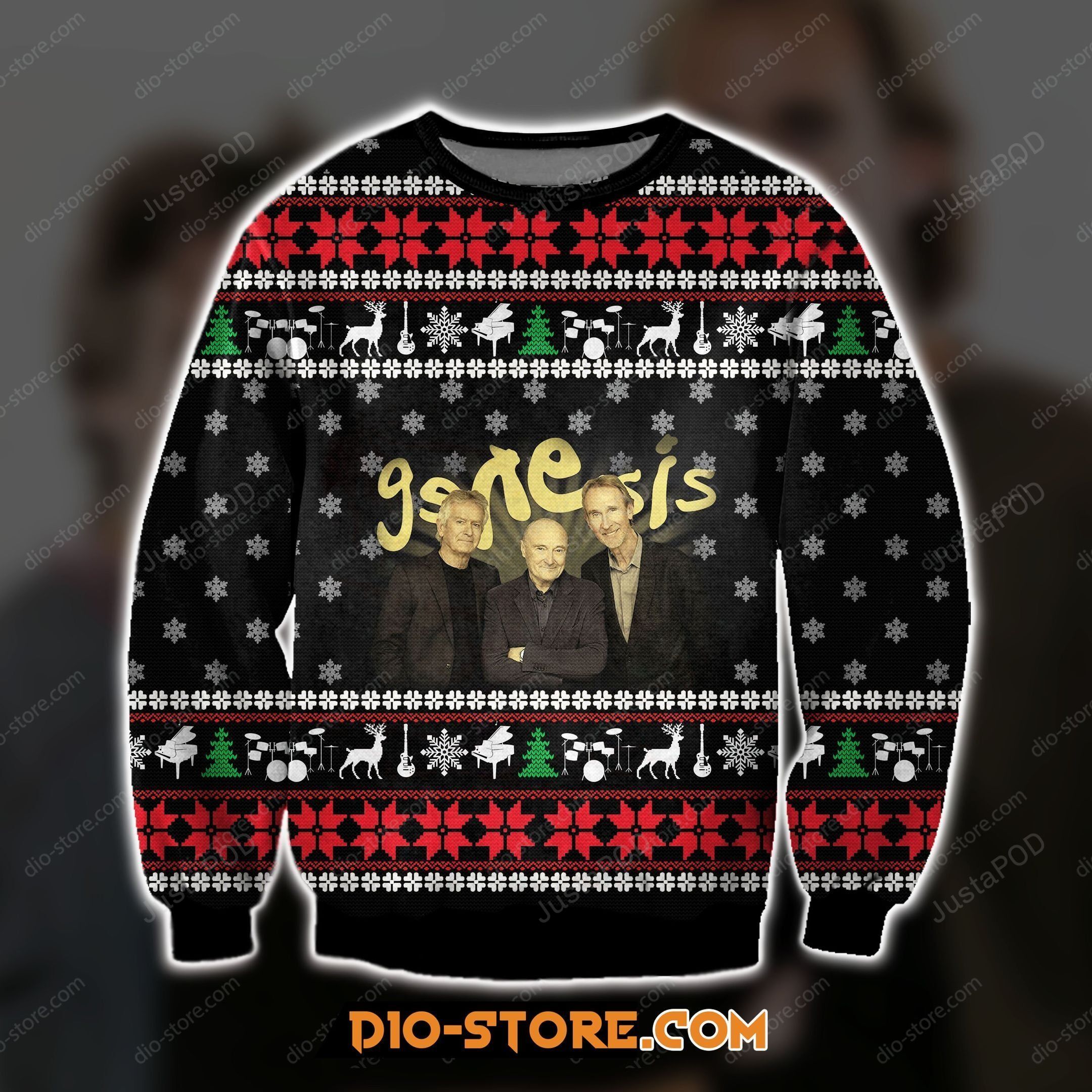 3d All Over Print Knitting Pattern Genesis Ugly Sweater 3d All Over Print Knitting Pattern Genesis Ugly Sweater