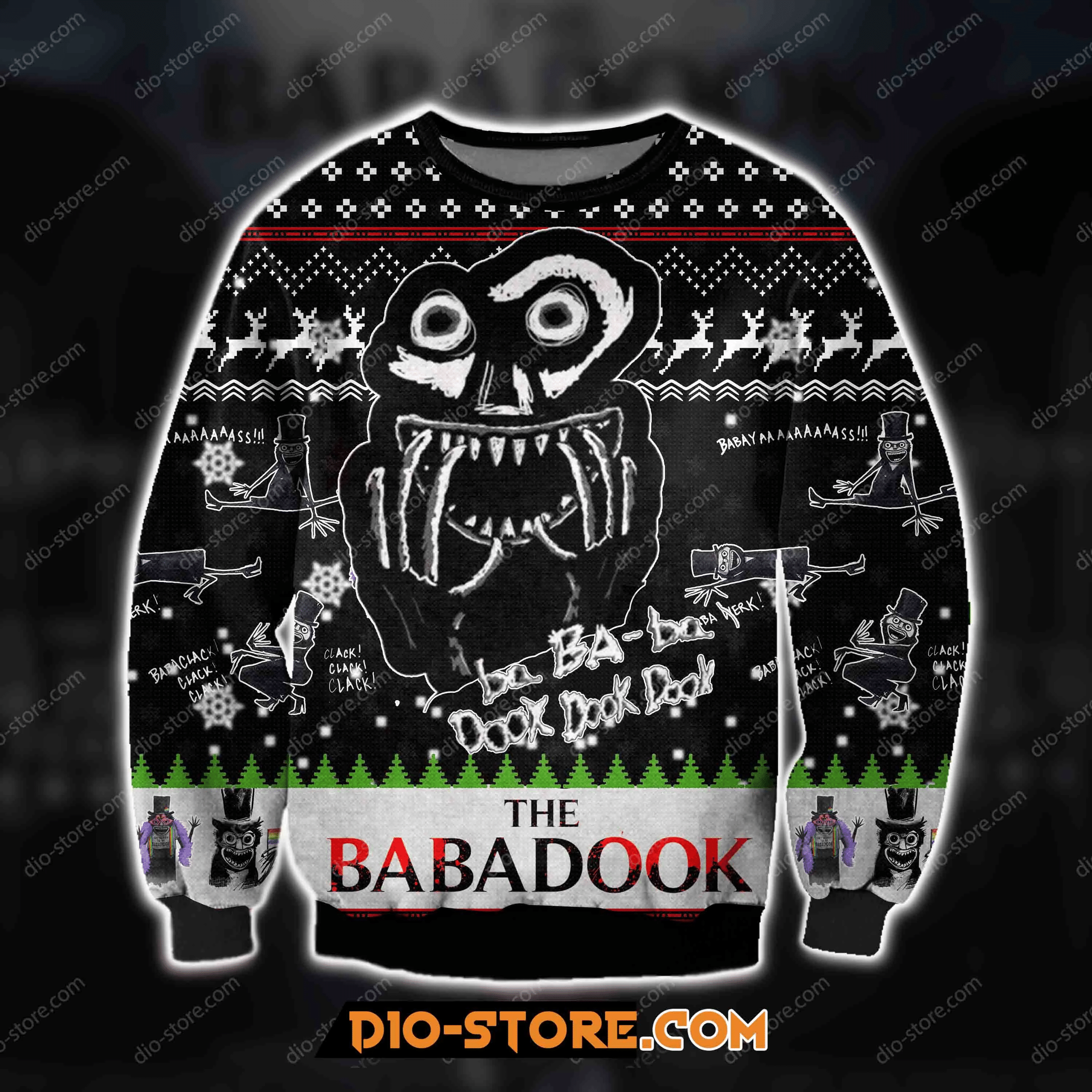 3D All Over Print The Babadook Horror Film Ugly Christmas Sweater 3D All Over Print The Babadook Horror Film Ugly Christmas Sweater