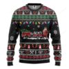 3D Firefighter Santa Ugly Sweater