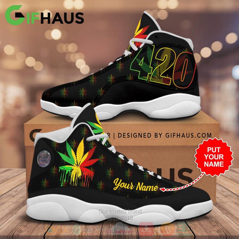 420 Cannabis Culture Custom Name Air Jordan 13 Shoes 420 Cannabis Culture Custom Name Air Jordan 13 Shoes