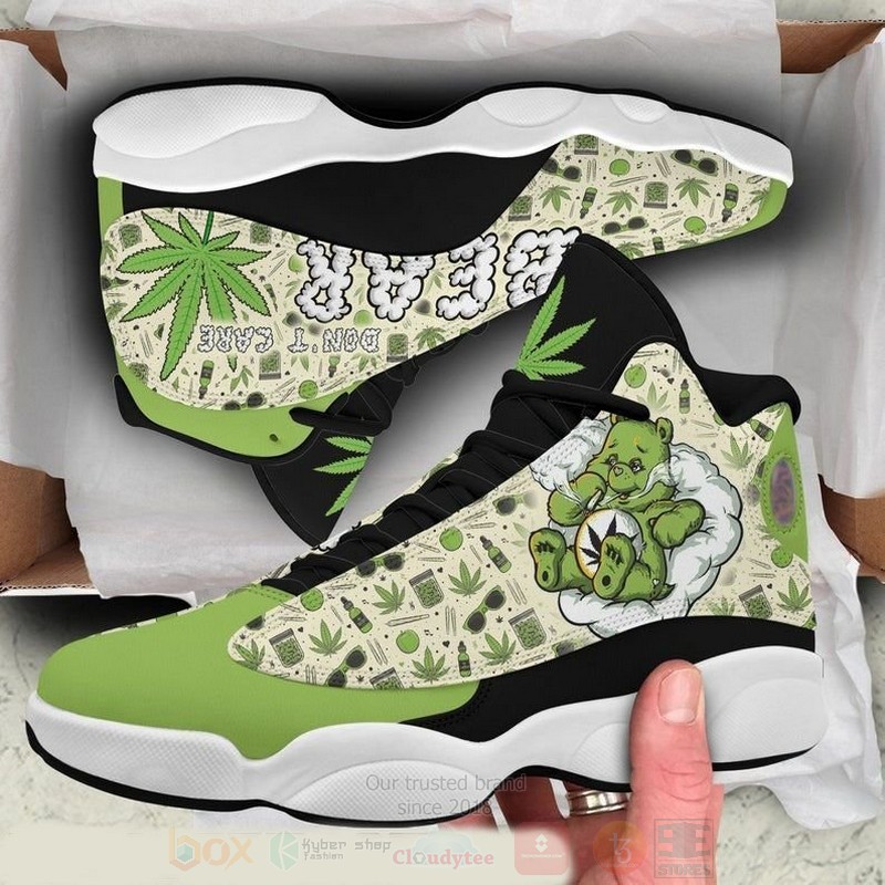 420 Dont Care Bear Stoner Printed Air Jordan 13 Shoes 420 Dont Care Bear Stoner Printed Air Jordan 13 Shoes