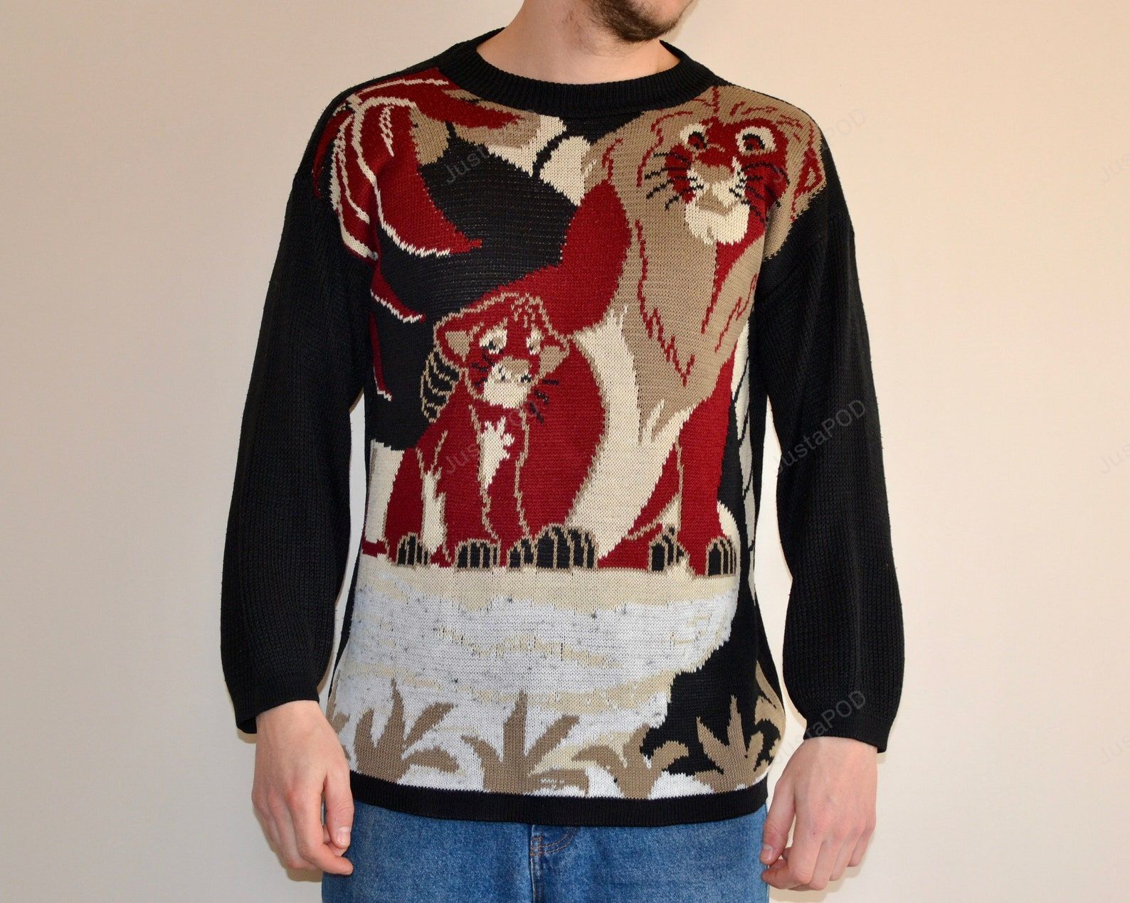 90s Vintage Lion King For Disney Lovers Ugly Christmas Sweatshirt 90s Vintage Lion King For Disney Lovers Ugly Christmas Sweatshirt