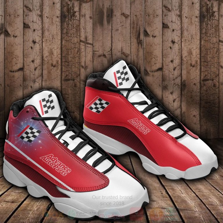 Advance-Auto-Parts-Red-Air-Jordan-13-Shoes-1