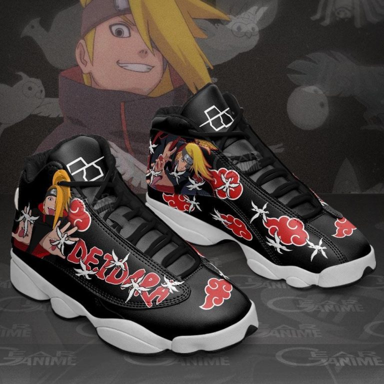 Akatsuki-Deidara-Anime-Air-Jordan-13-Shoes-1