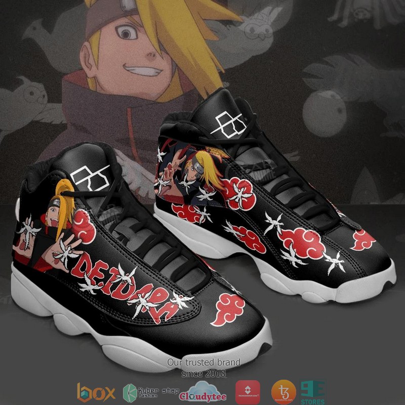 Akatsuki Deidara Naruto Anime Air Jordan 13 Sneaker Shoes Akatsuki Deidara Naruto Anime Air Jordan 13 Sneaker Shoes