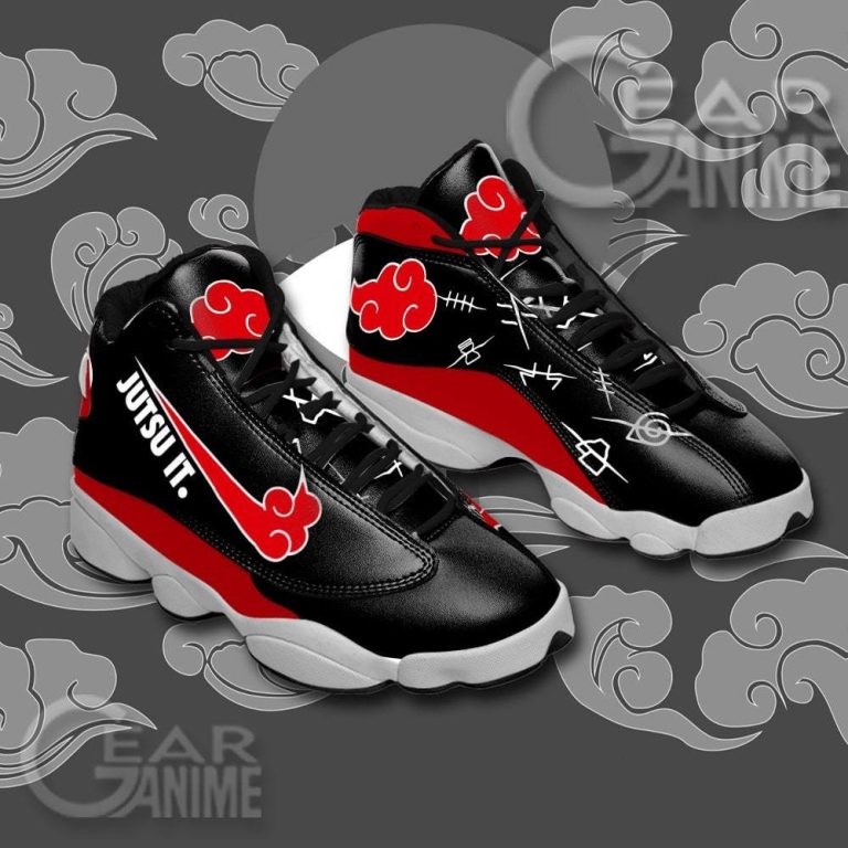 Akatsuki-Jutsu-It-Naruto-Anime-Air-Jordan-13-Shoes-1