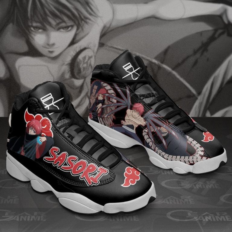 Akatsuki-Sasori-Anime-Air-Jordan-13-Shoes-1