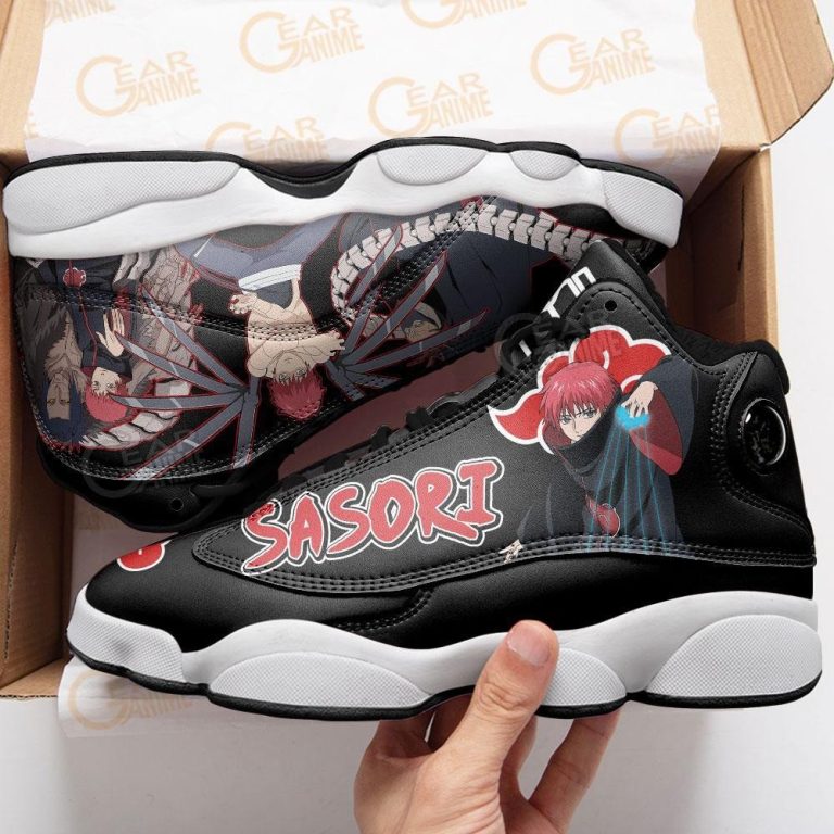 Akatsuki-Sasori-Anime-Air-Jordan-13-Shoes-2