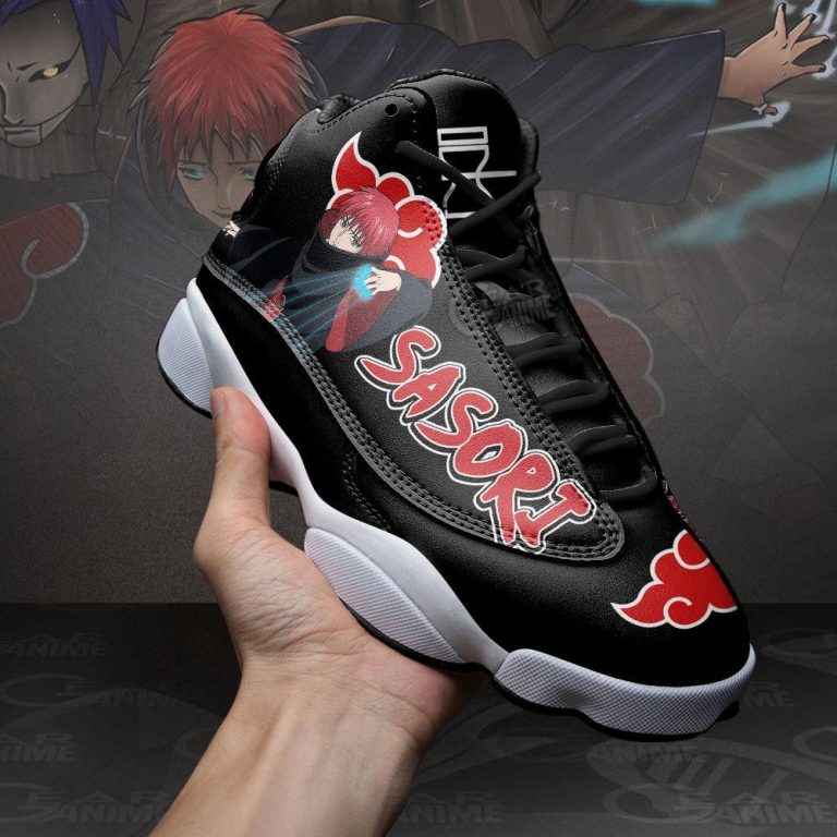 Akatsuki-Sasori-Sneakers-Air-Jordan-13-Sneaker-Shoes-3