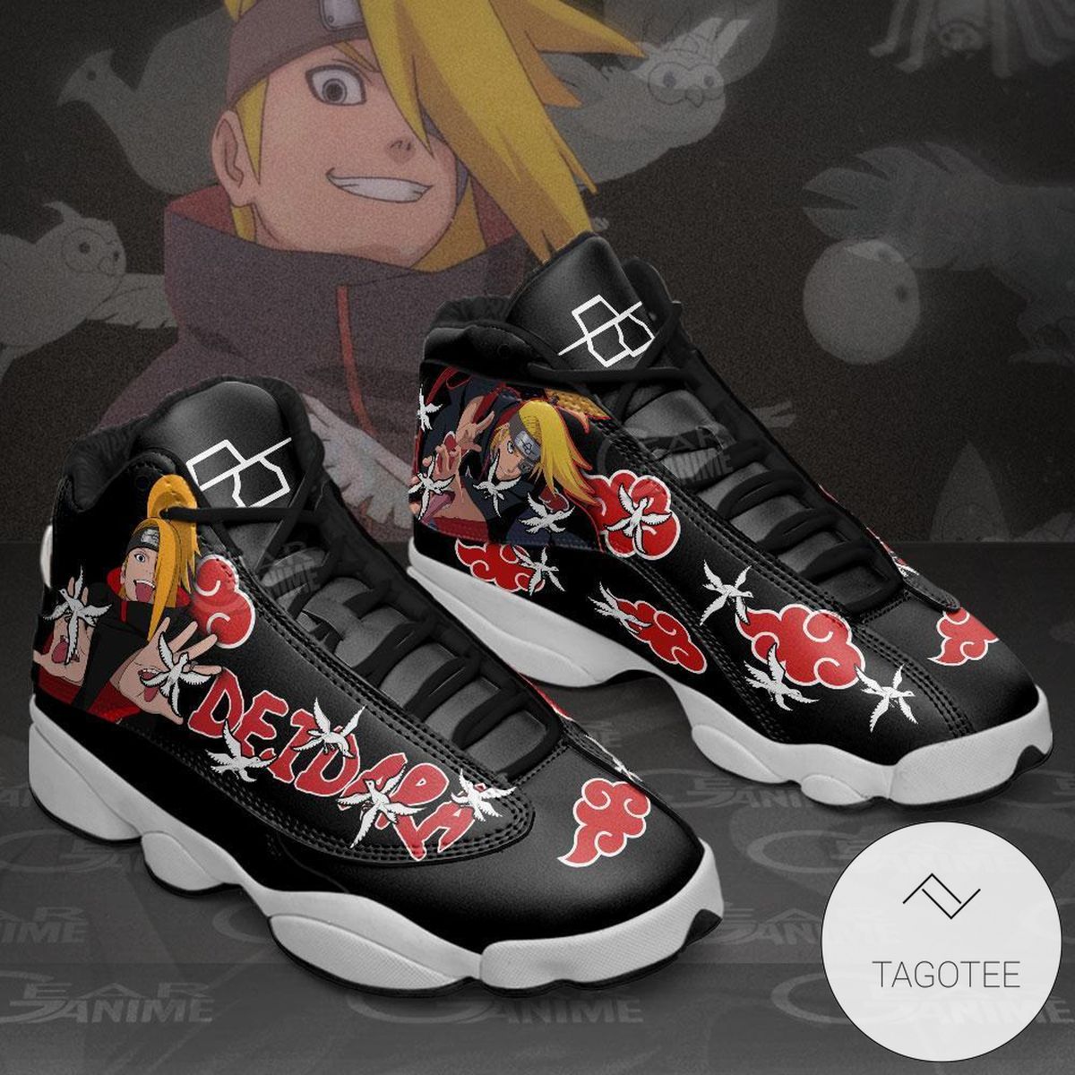 Akt Deidara Sneakers Custom Anime Air Jordan 13 Shoes Akt Deidara Sneakers Custom Anime Air Jordan 13 Shoes