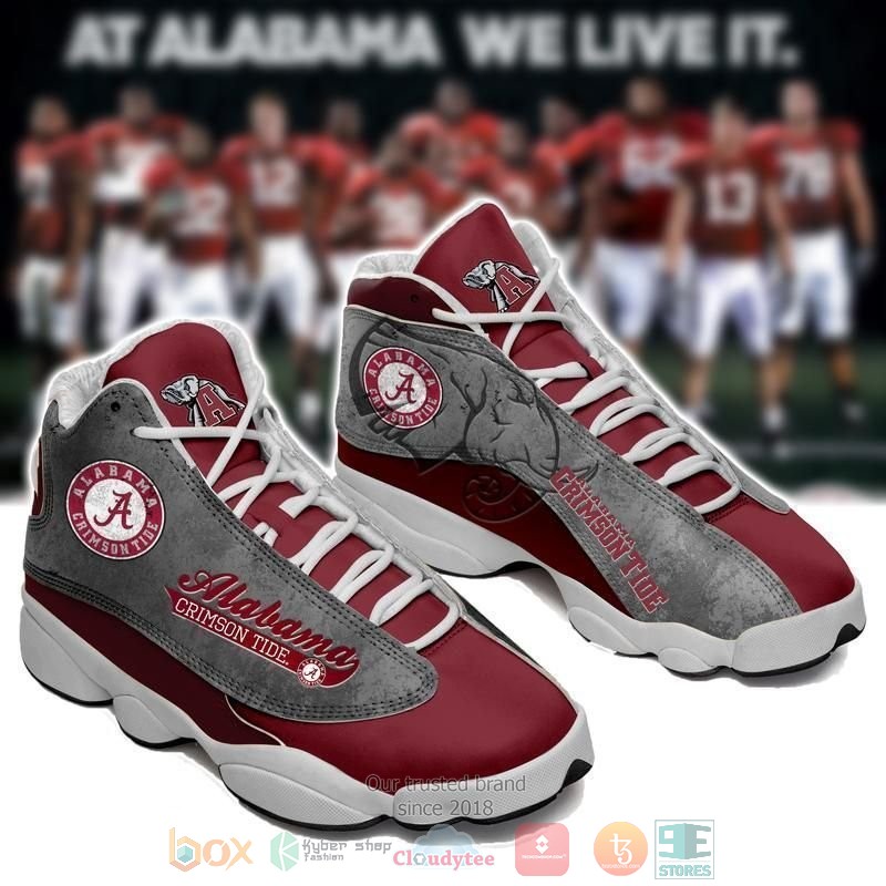 Alabama Crimson Tide Football Team Ncaa Logo Air Jordan 13 Shoes Alabama Crimson Tide Football Team Ncaa Logo Air Jordan 13 Shoes