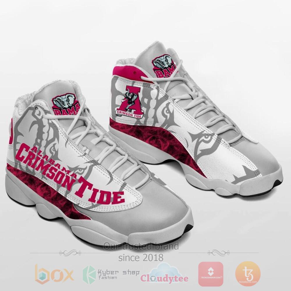 Alabama Crimson Tide Ncaa Grey Air Jordan 13 Shoes Alabama Crimson Tide Ncaa Grey Air Jordan 13 Shoes
