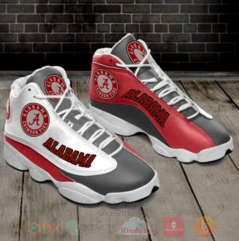 Alabama Crimson Tide Ncaa Grey Red Air Jordan 13 Shoes Alabama Crimson Tide Ncaa Grey Red Air Jordan 13 Shoes