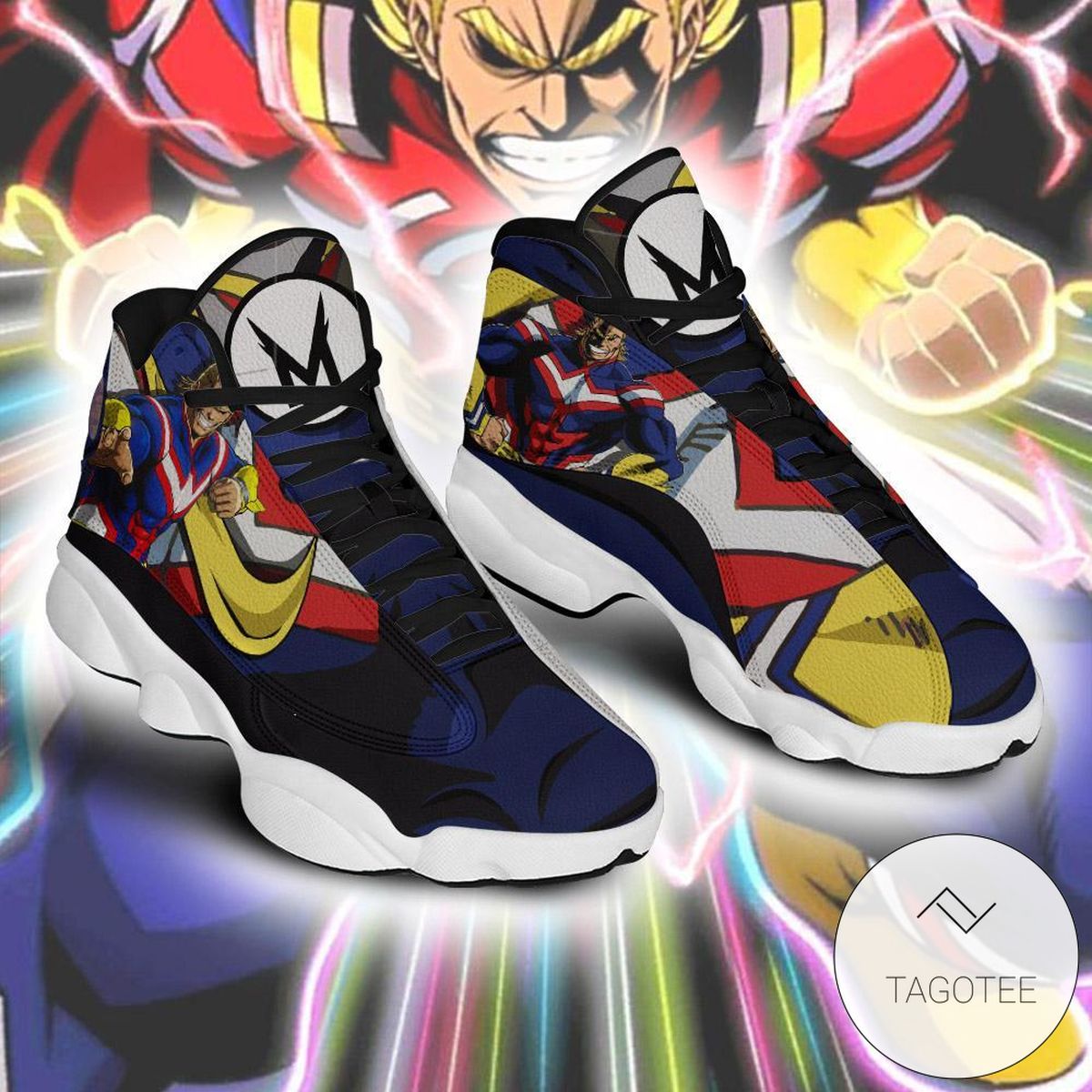 All Might Hero Sneakers Custom Anime My Hero Academia Air Jordan 13 Shoes All Might Hero Sneakers Custom Anime My Hero Academia Air Jordan 13 Shoes