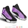 Alzheimers Awareness Air Jordan 13 Sneaker Shoes