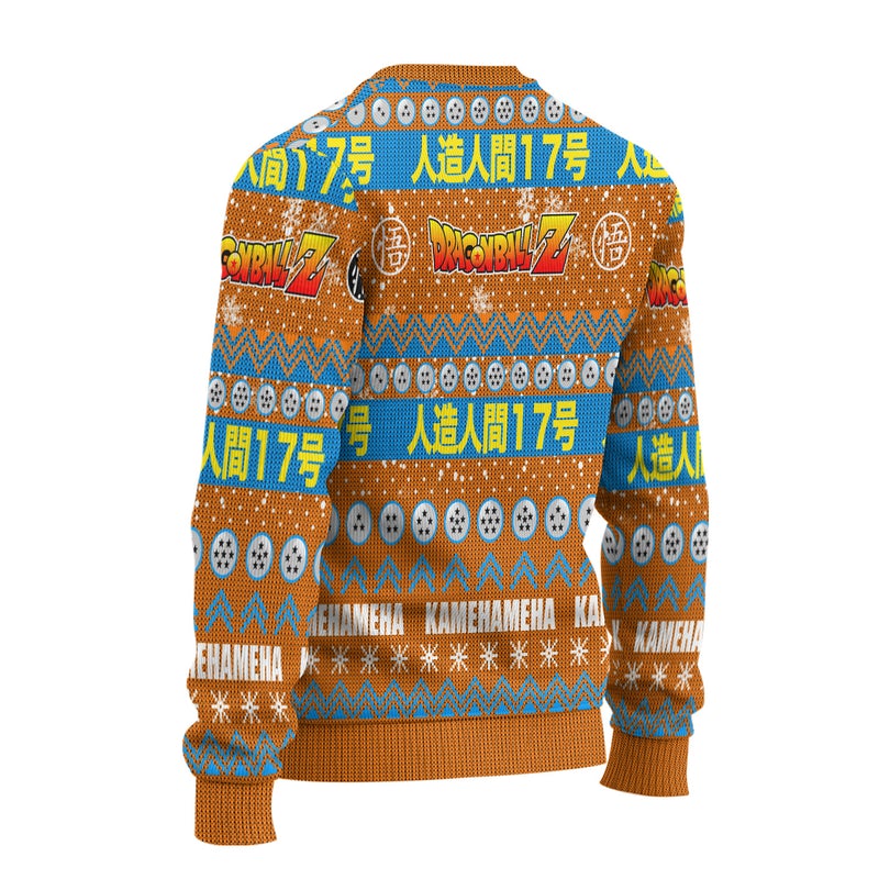 Android-17-Anime-Ugly-Christmas-Sweater-Dragon-Ball-Z-Xmas-Gift-1