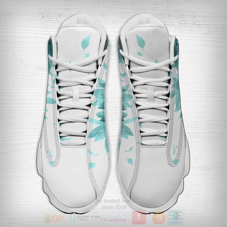 Anime-Aoba-Johsai-Green-Leaf-Air-Jordan-13-Shoes-1