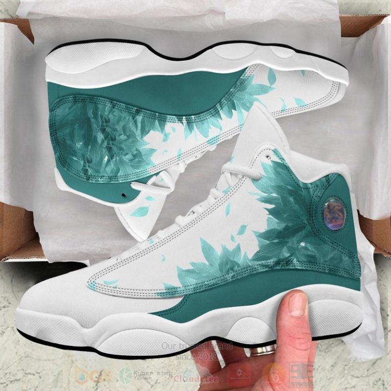 Anime-Aoba-Johsai-Green-Leaf-Air-Jordan-13-Shoes-2