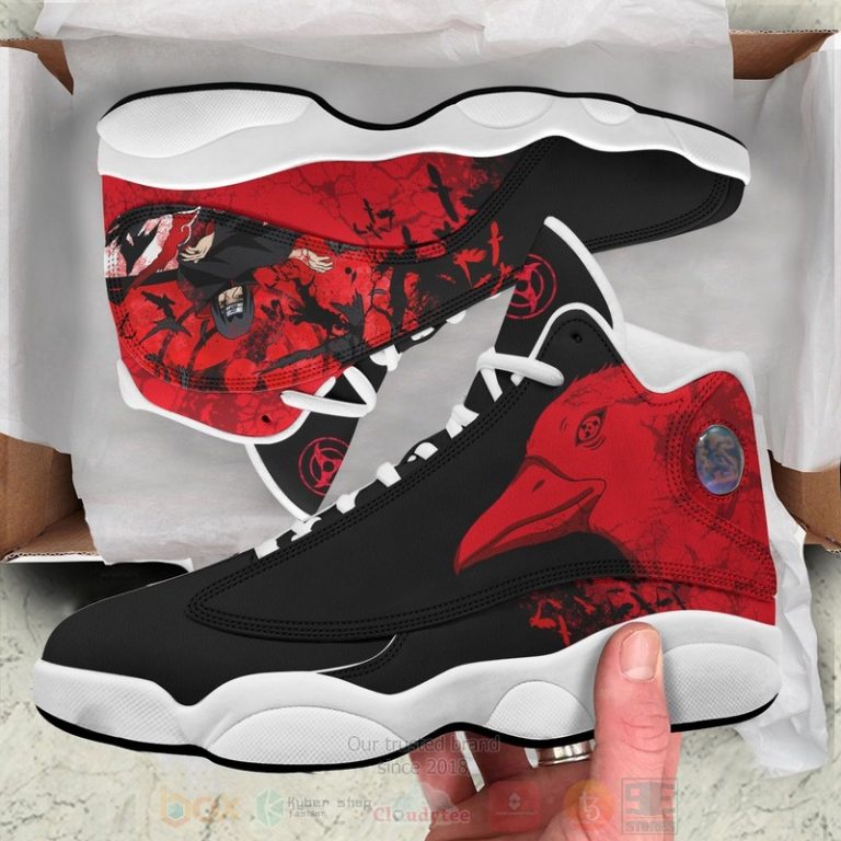 Anime-Itachi-Summoning-Crow-Naruto-Air-Jordan-13-Shoes-2