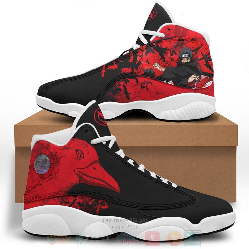 Anime Itachi Summoning Crow Naruto Air Jordan 13 Shoes Anime Itachi Summoning Crow Naruto Air Jordan 13 Shoes