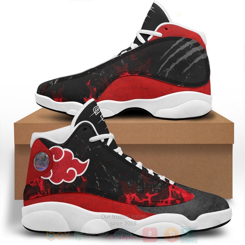 Anime Naruto Akatsuki Pride Air Jordan 13 Shoes Anime Naruto Akatsuki Pride Air Jordan 13 Shoes