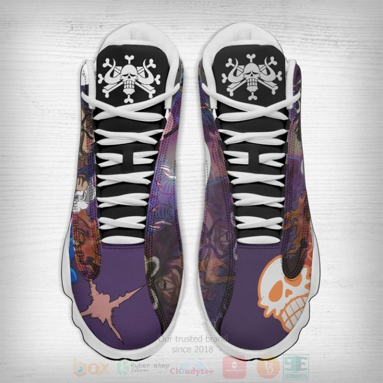 Anime-One-Piece-Yonko-Kaido-Air-Jordan-13-Shoes-1