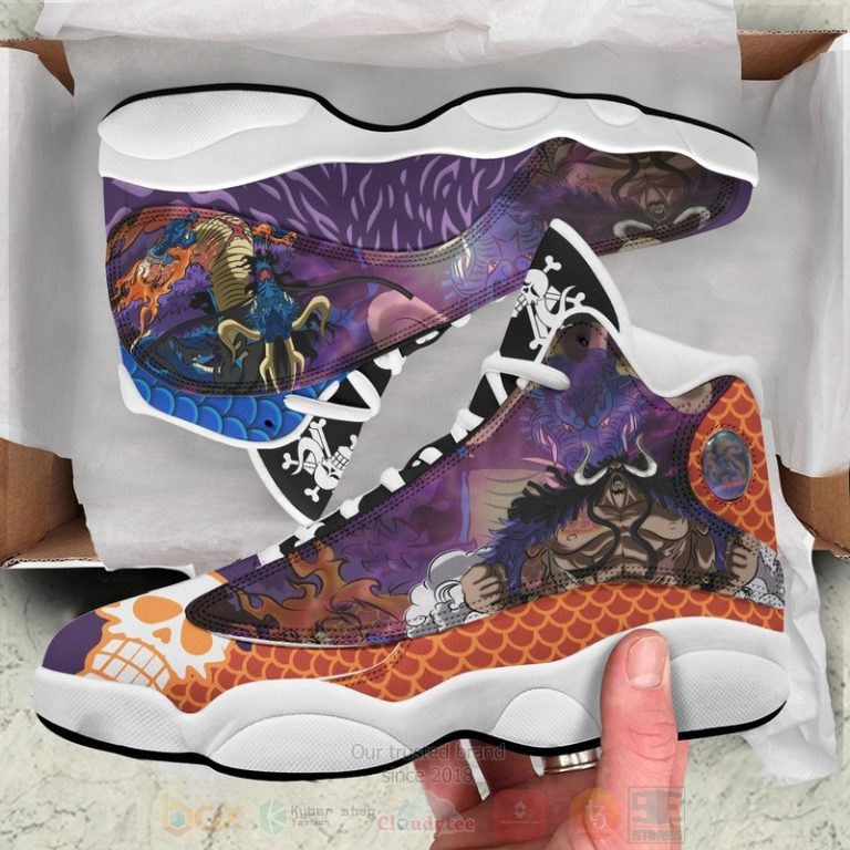 Anime-One-Piece-Yonko-Kaido-Air-Jordan-13-Shoes-2