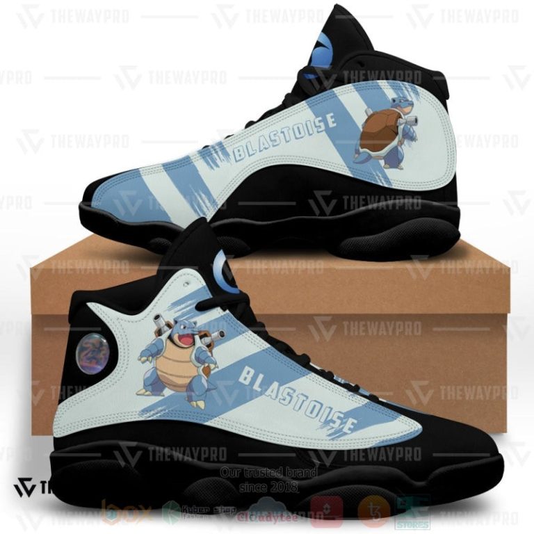 Anime-Pokemon-Blastoise-Custom-Air-Jordan-13-Shoes-4