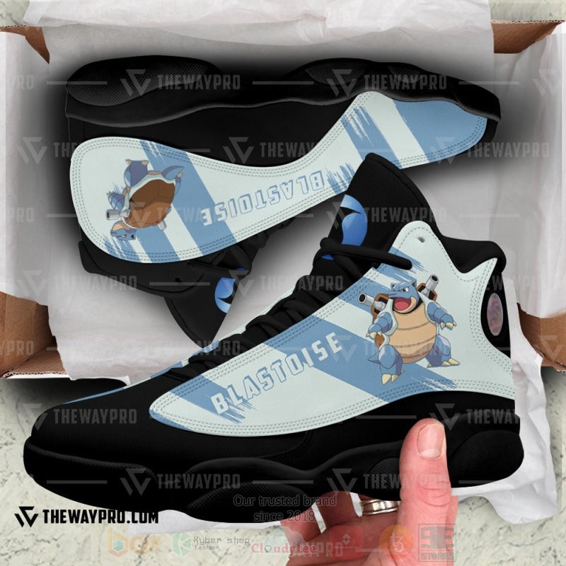 Anime Pokemon Blastoise Custom Air Jordan 13 Shoes Anime Pokemon Blastoise Custom Air Jordan 13 Shoes
