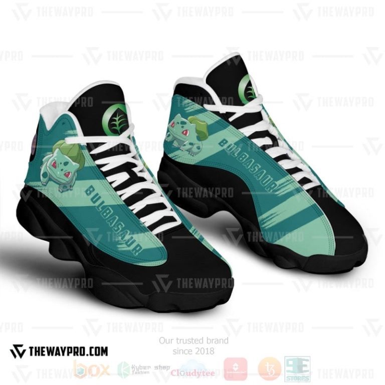 Anime-Pokemon-Bulbasaur-Custom-Air-Jordan-13-Shoes-4