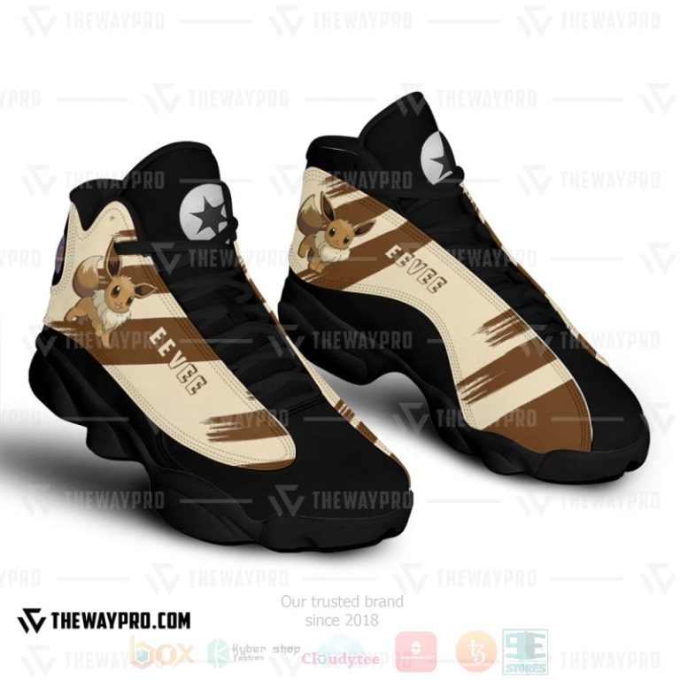 Anime-Pokemon-Eevee-Custom-Air-Jordan-13-Shoes-1