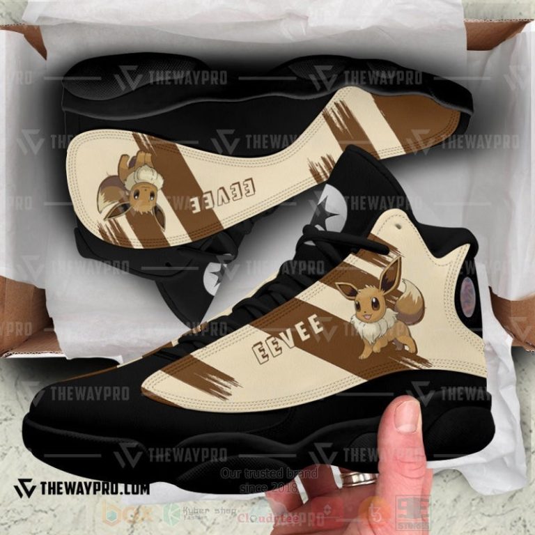 Anime-Pokemon-Eevee-Custom-Air-Jordan-13-Shoes-2