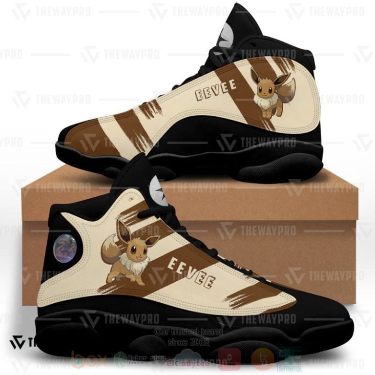 Anime-Pokemon-Eevee-Custom-Air-Jordan-13-Shoes-3