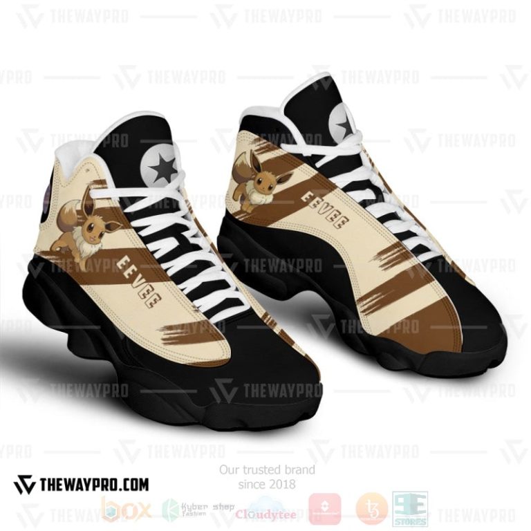Anime-Pokemon-Eevee-Custom-Air-Jordan-13-Shoes-4